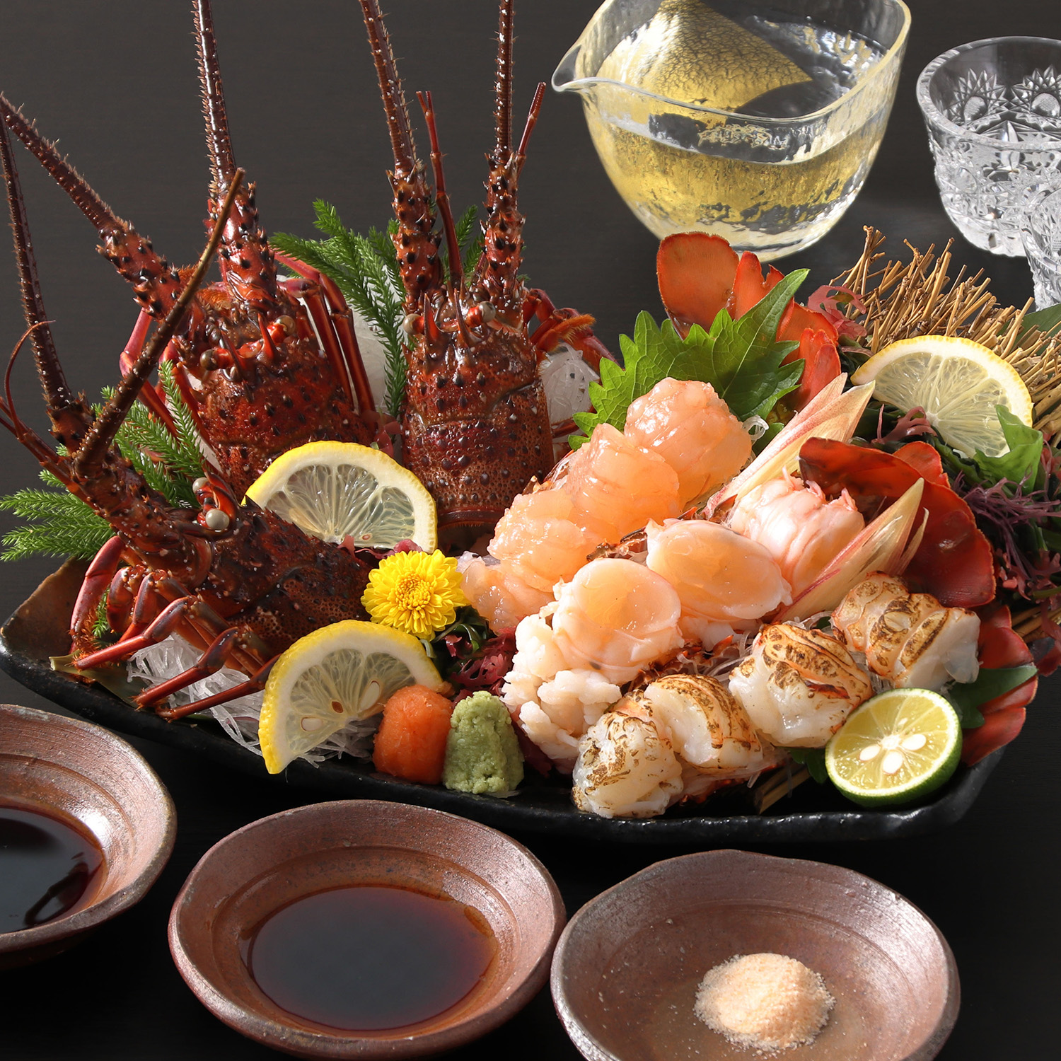 伊勢海老のお造り