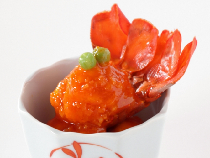 伊勢海老チリソース