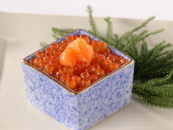 サーモンといくら親子漬