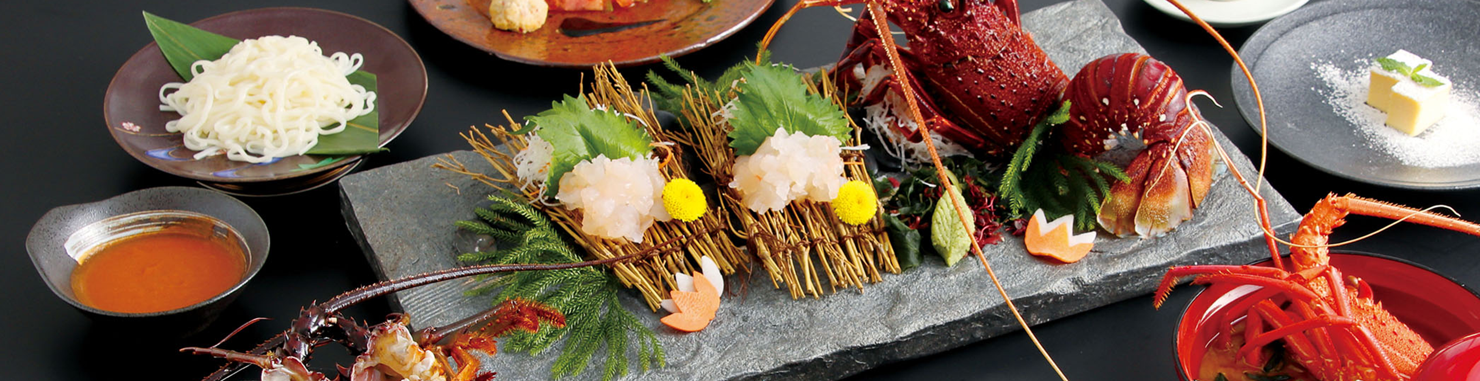 伊勢海老とステーキのわいわい焼コース