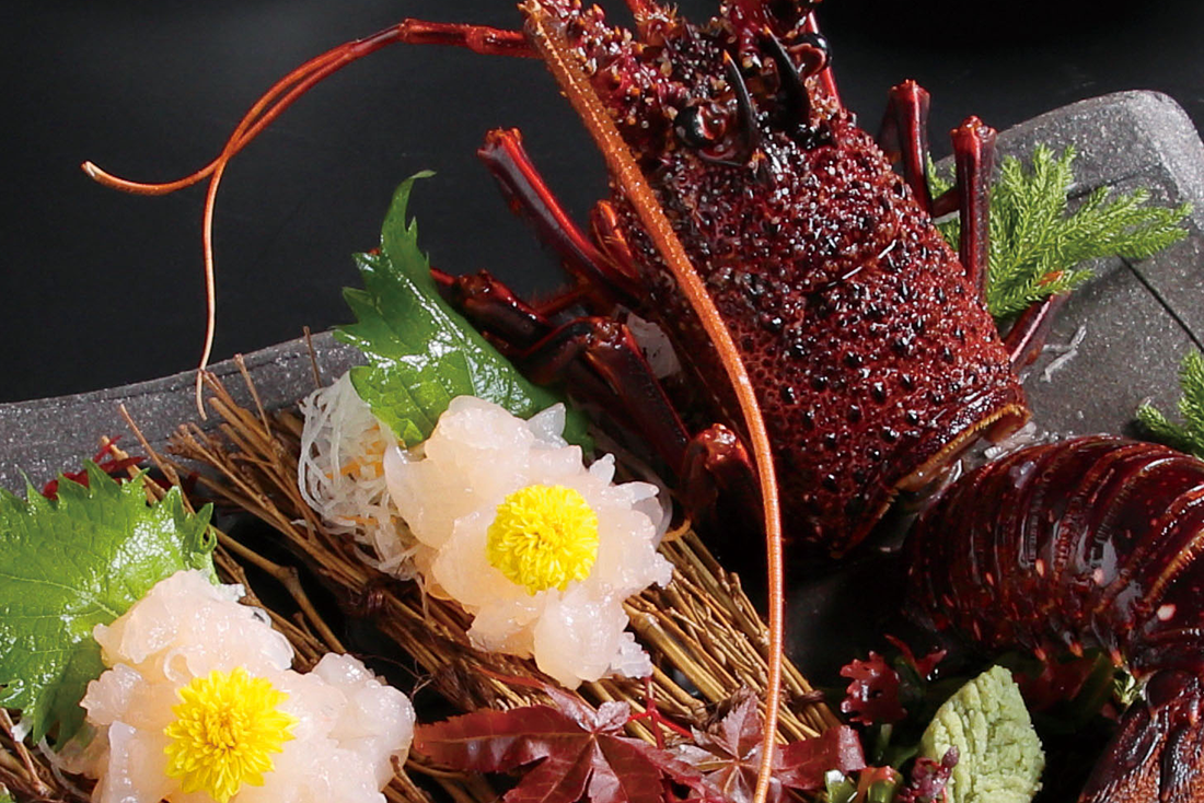 伊勢海老の活造り