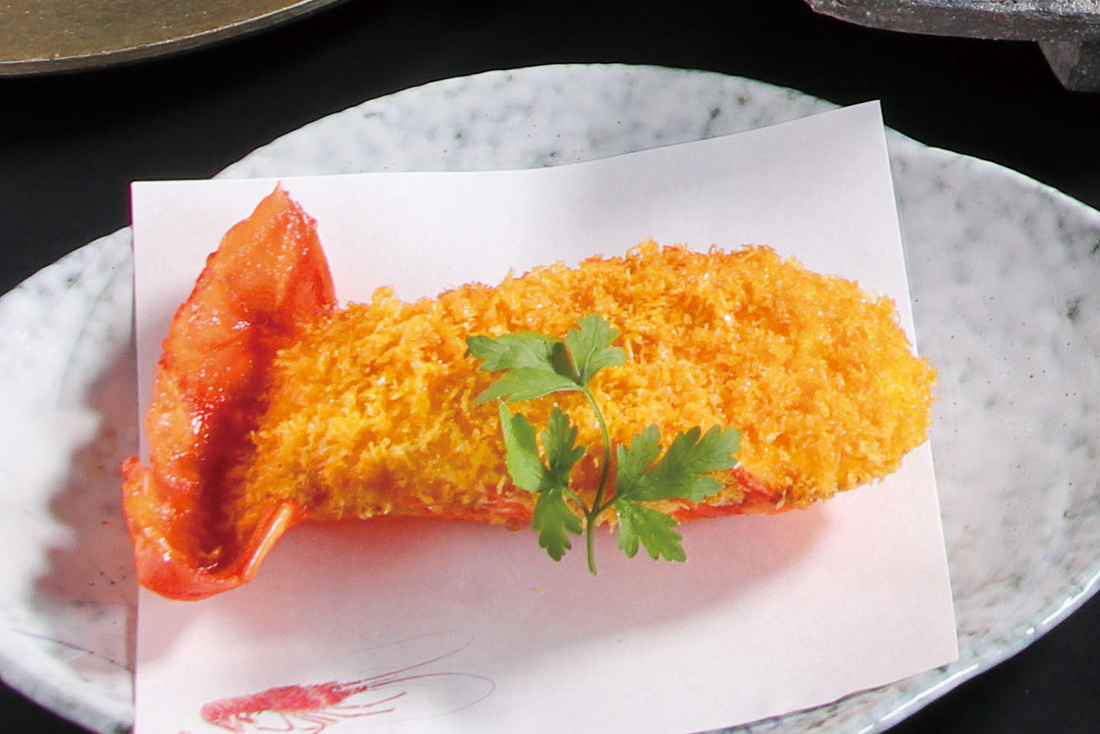 伊勢海老の甲羅揚