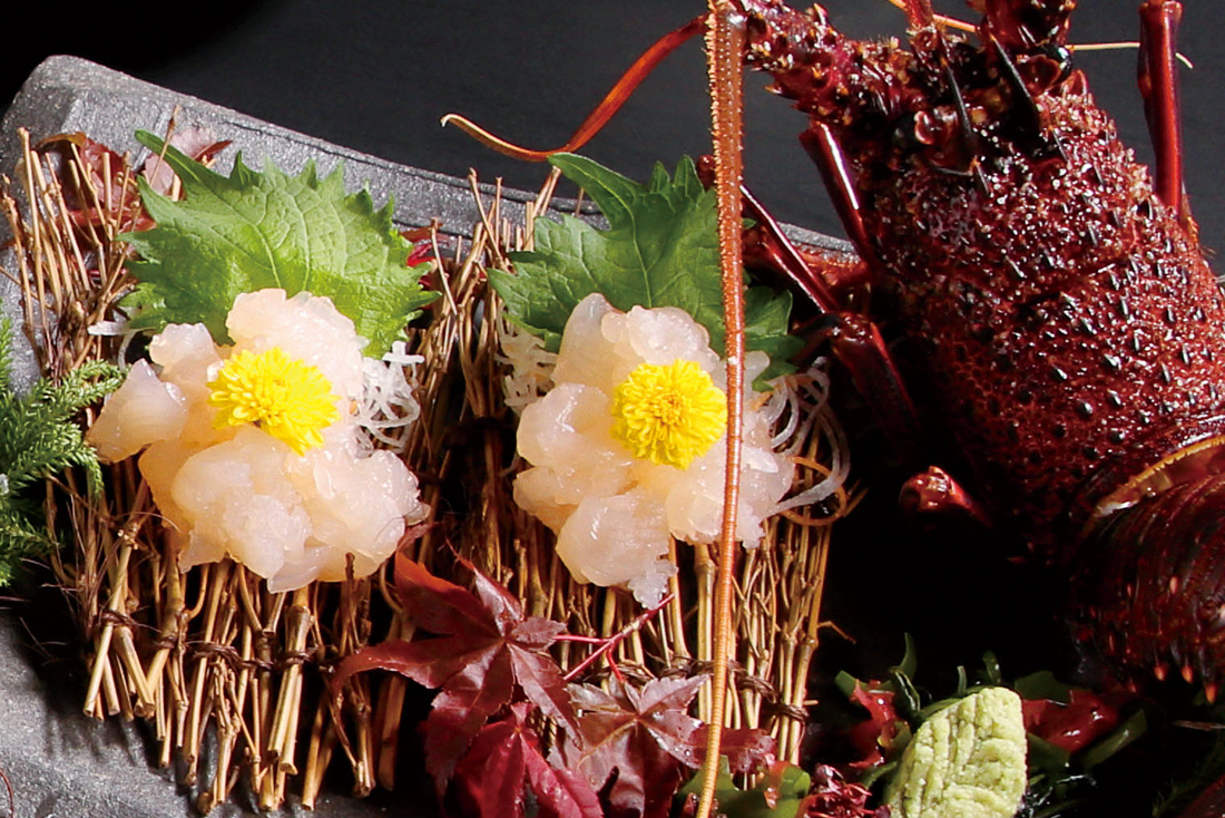 伊勢海老の活造り