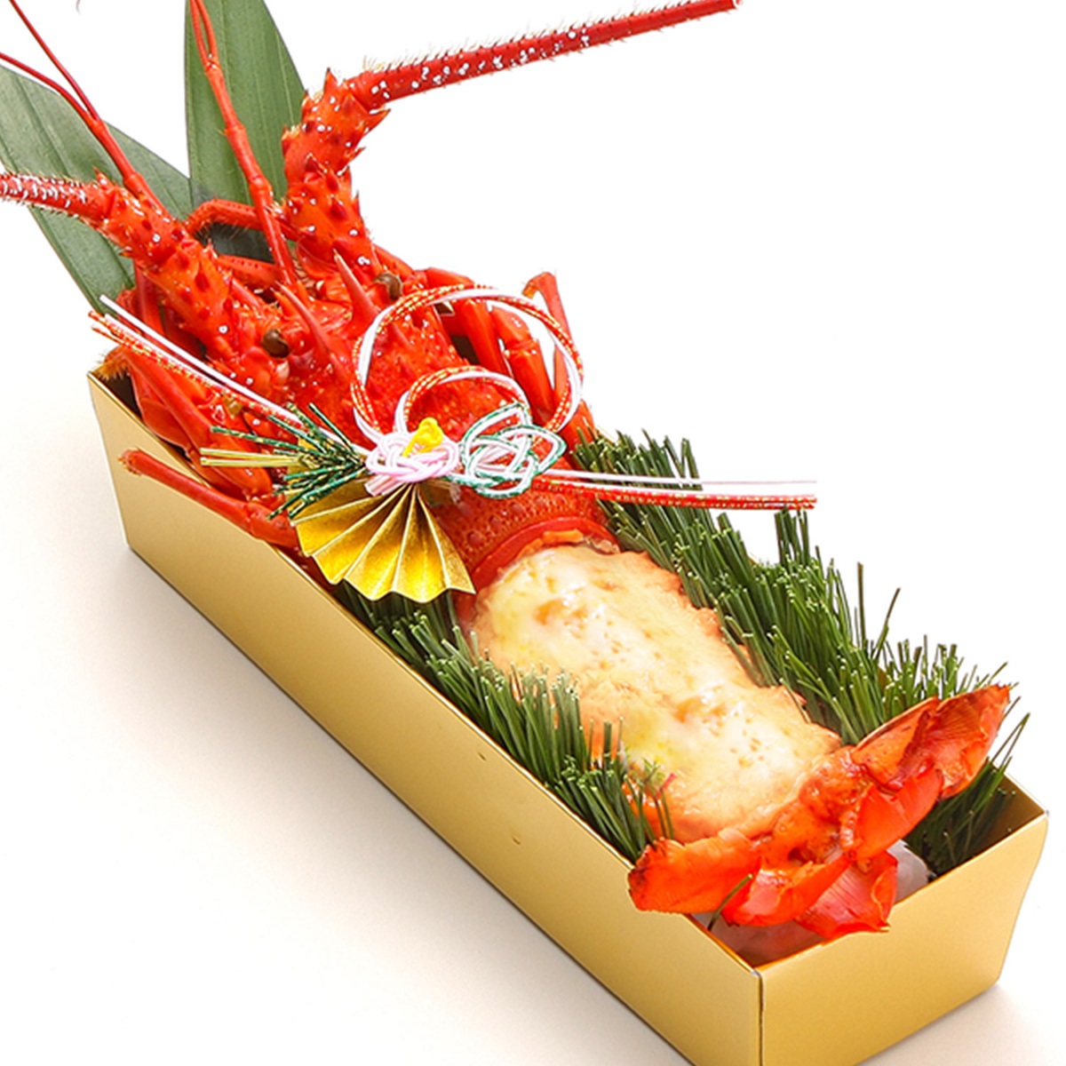 伊勢海老の焼物（白）