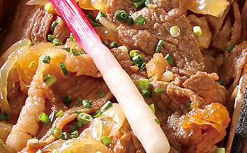 神戸牛のすき焼き風